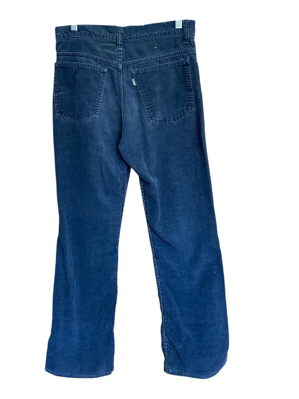 Vintage Levi’s 746 Blue Flare Corduroys 1978 White Tab Talon 42 Measures 28W 30L